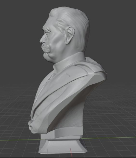 Paul von Hindenburg 3D print model_4