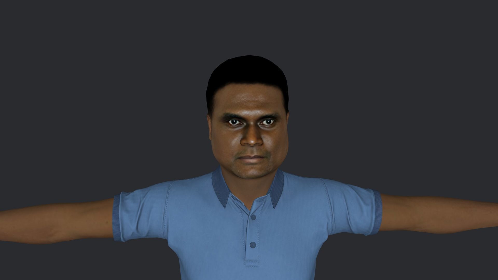 Manasseh Sogavare Hyper Realistic Full Body Rigged Character 3D model_16