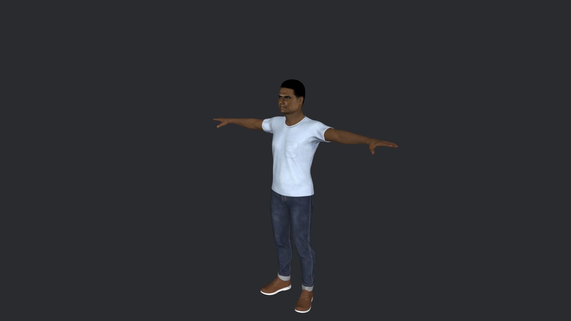 Manasseh Sogavare Hyper Realistic Full Body Rigged Character 3D model_8