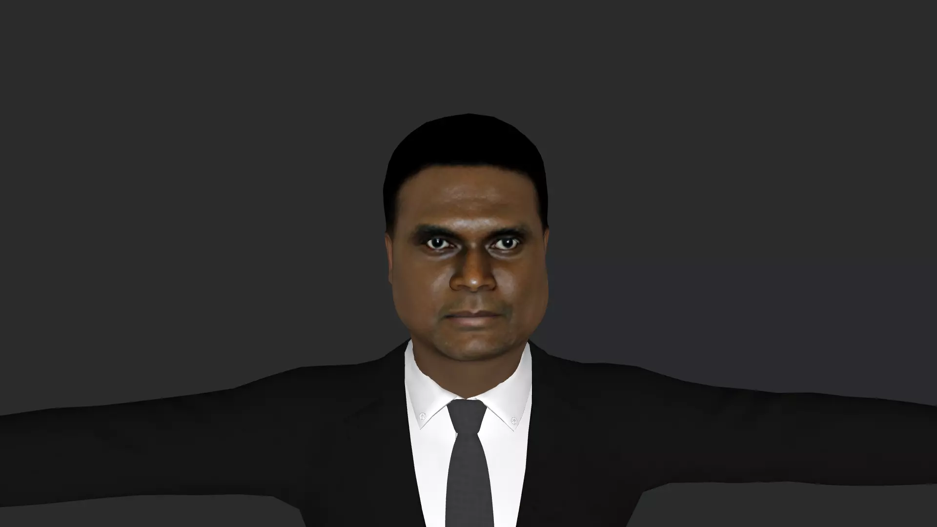 Manasseh Sogavare Hyper Realistic Full Body Rigged Character 3D model_0