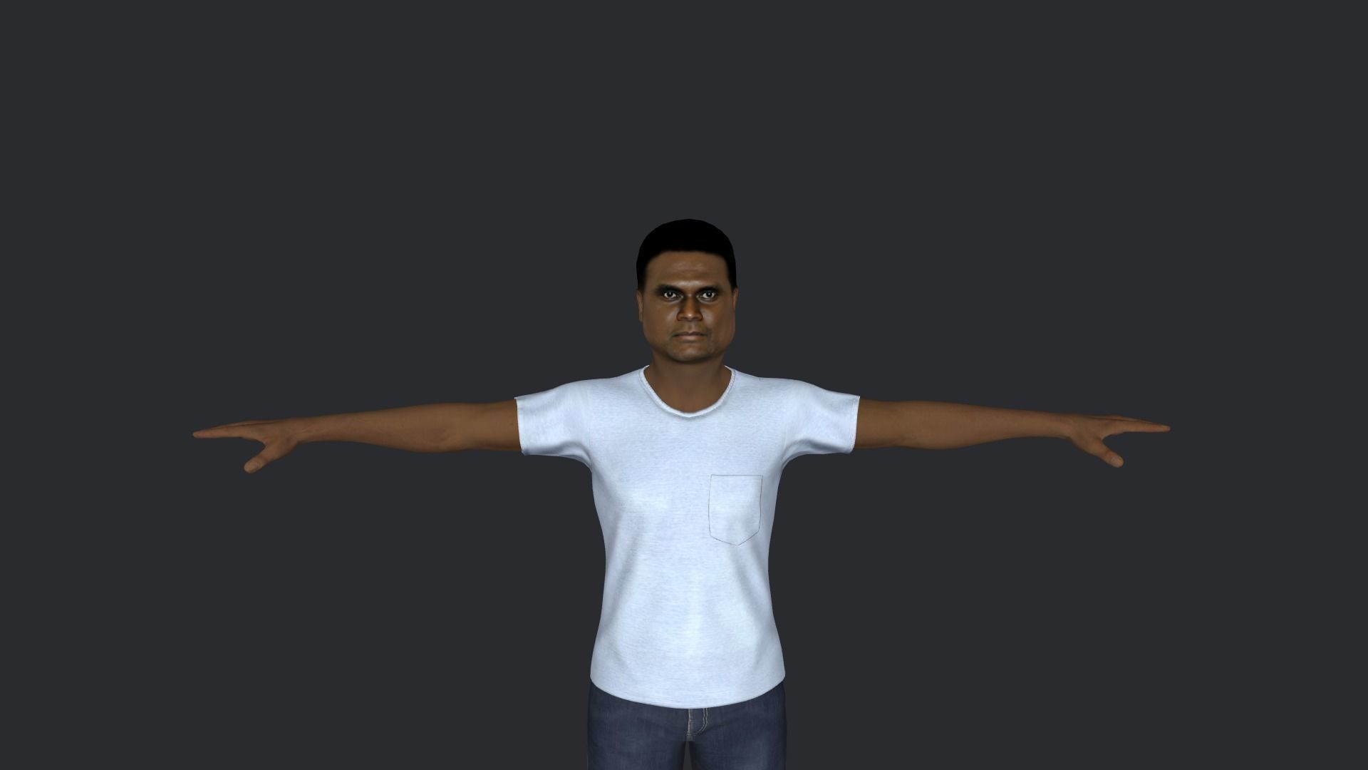 Manasseh Sogavare Hyper Realistic Full Body Rigged Character 3D model_6