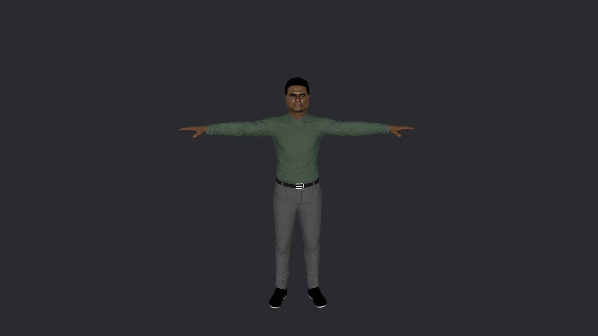Manasseh Sogavare Hyper Realistic Full Body Rigged Character 3D model_2