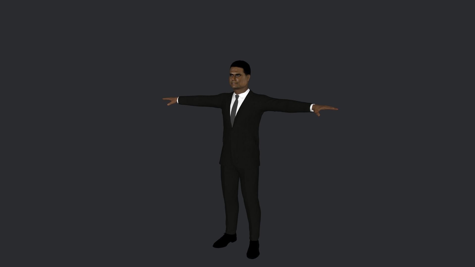 Manasseh Sogavare Hyper Realistic Full Body Rigged Character 3D model_23
