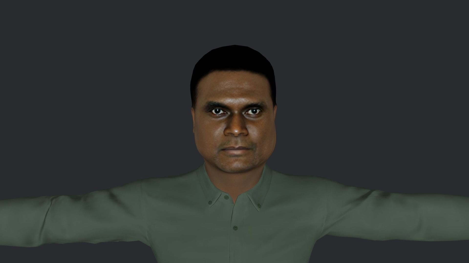 Manasseh Sogavare Hyper Realistic Full Body Rigged Character 3D model_31