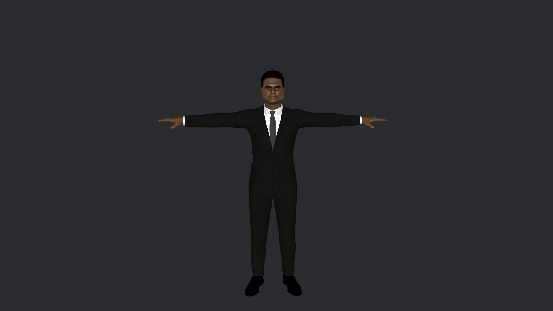 Manasseh Sogavare Hyper Realistic Full Body Rigged Character 3D model_12