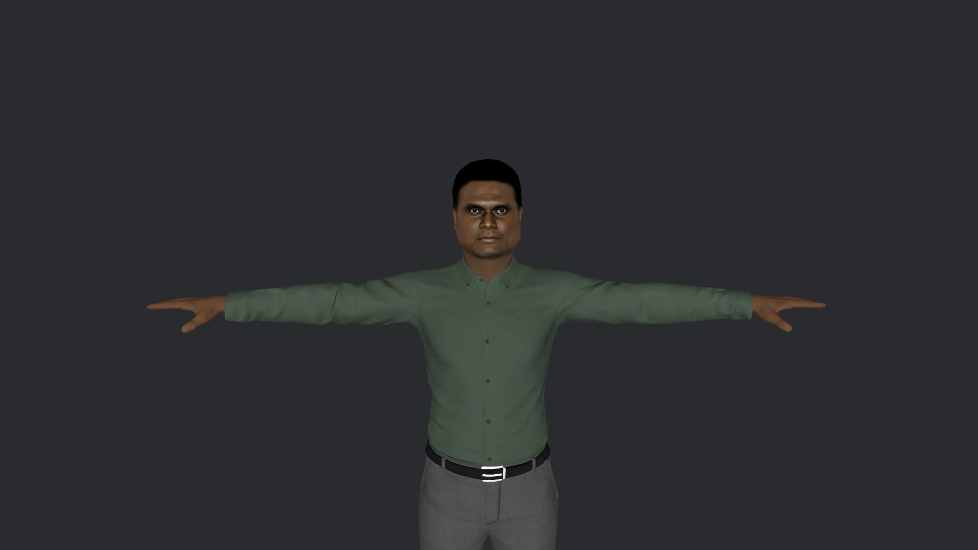 Manasseh Sogavare Hyper Realistic Full Body Rigged Character 3D model_32
