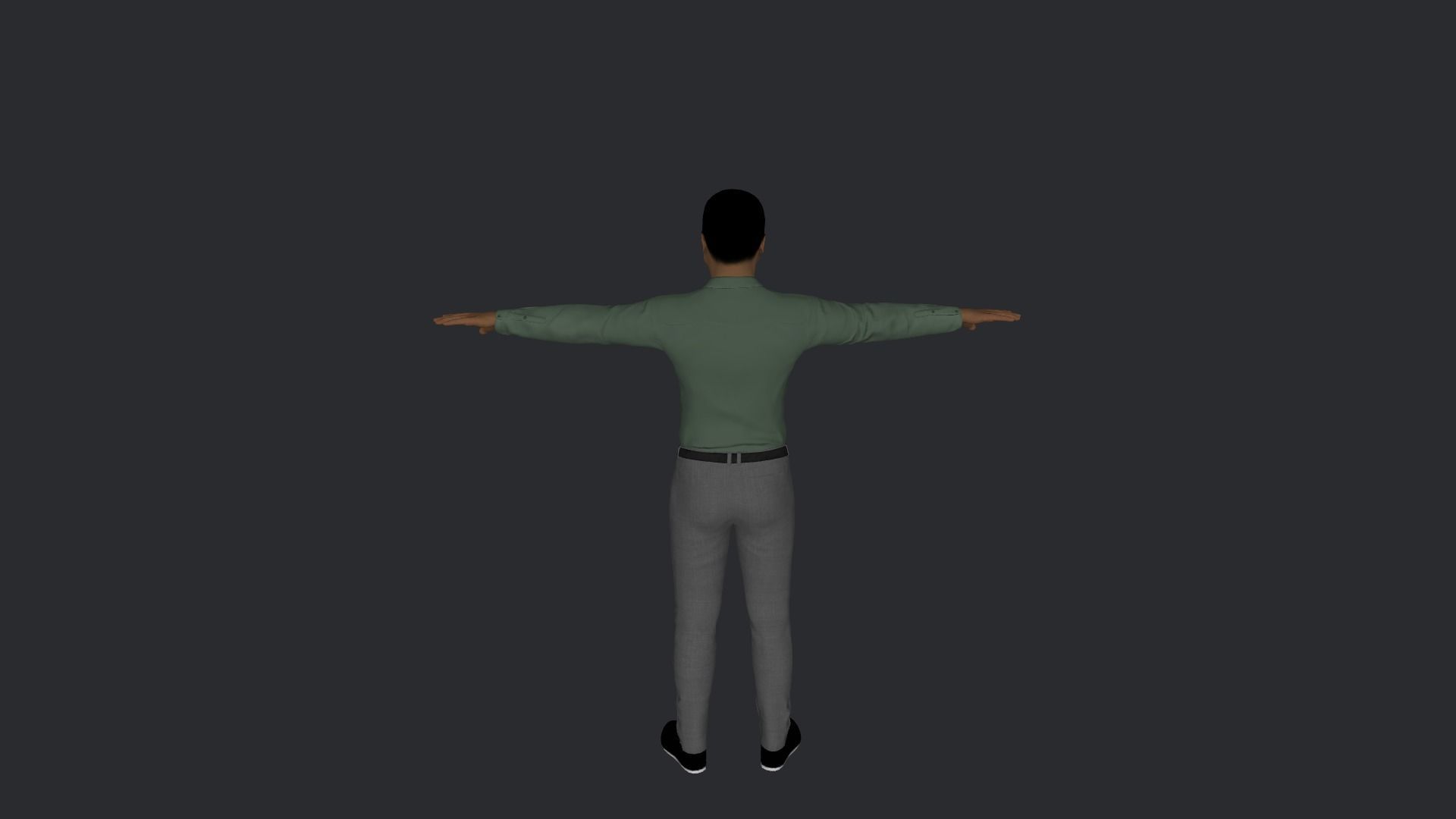 Manasseh Sogavare Hyper Realistic Full Body Rigged Character 3D model_4