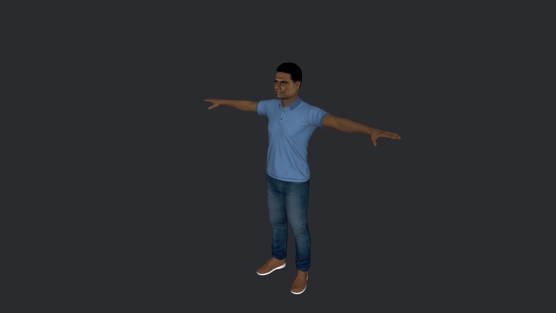 Manasseh Sogavare Hyper Realistic Full Body Rigged Character 3D model_19