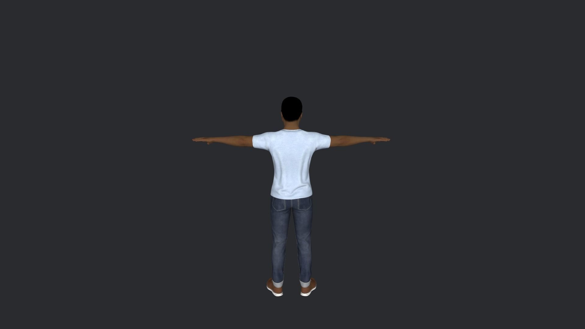 Manasseh Sogavare Hyper Realistic Full Body Rigged Character 3D model_9