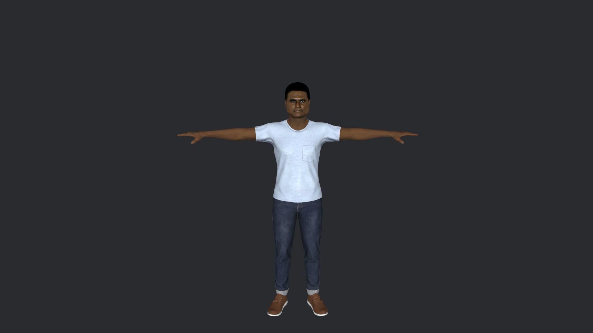 Manasseh Sogavare Hyper Realistic Full Body Rigged Character 3D model_7
