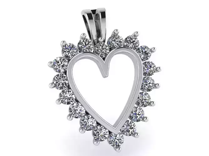 Heart Pendant 2207