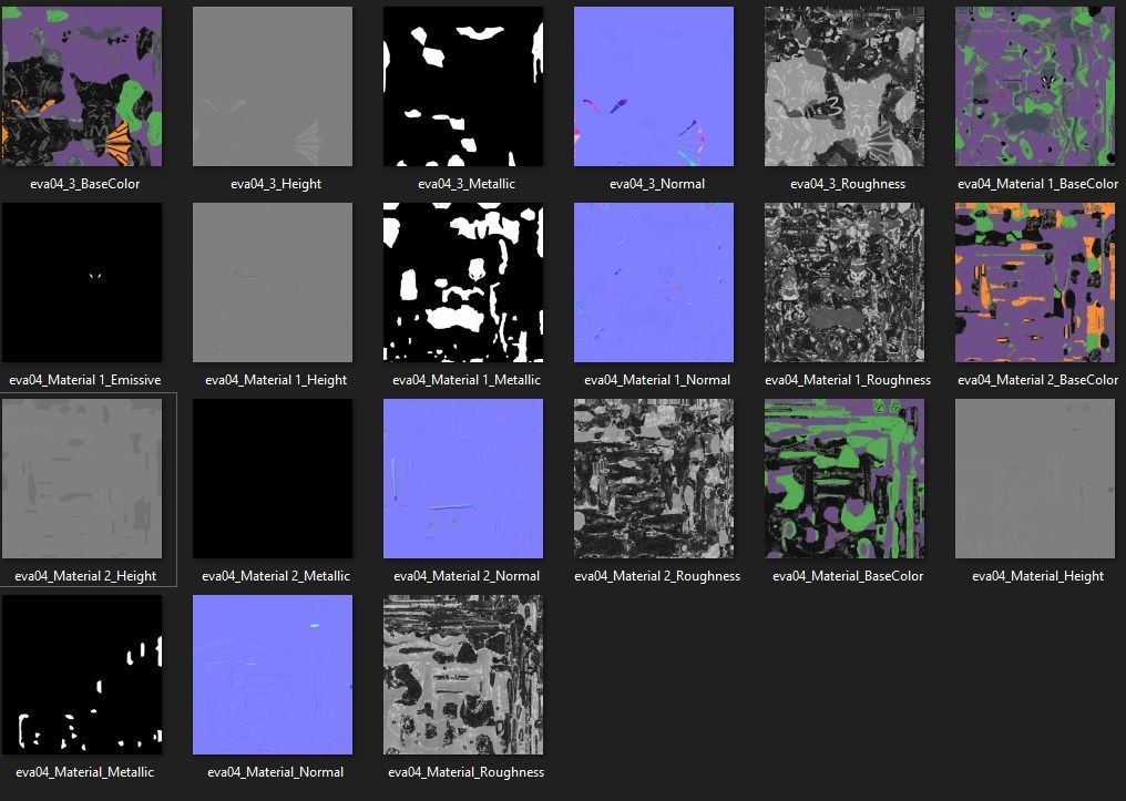 EVA-01 Low-poly 3D model_21