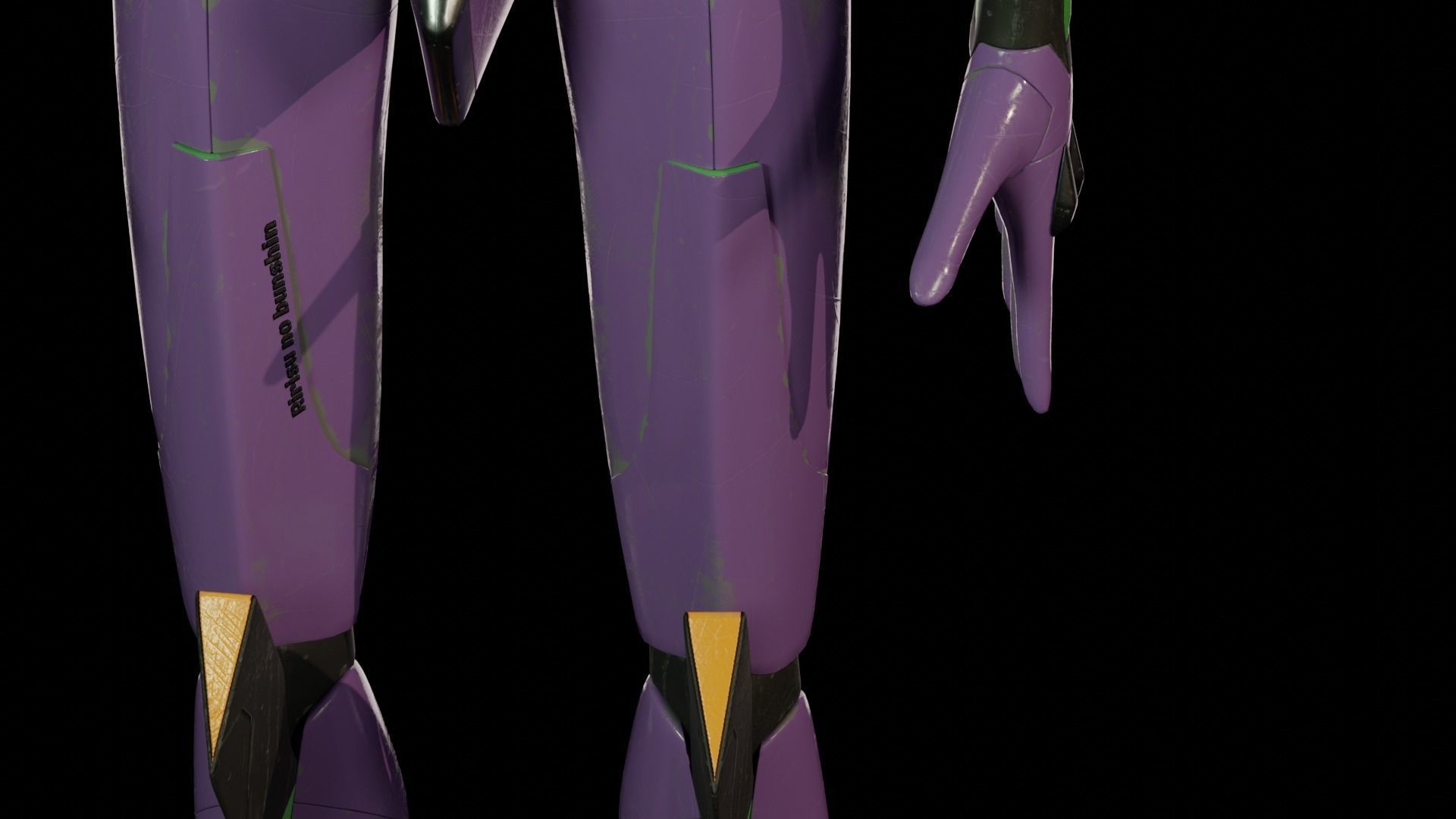 EVA-01 Low-poly 3D model_13