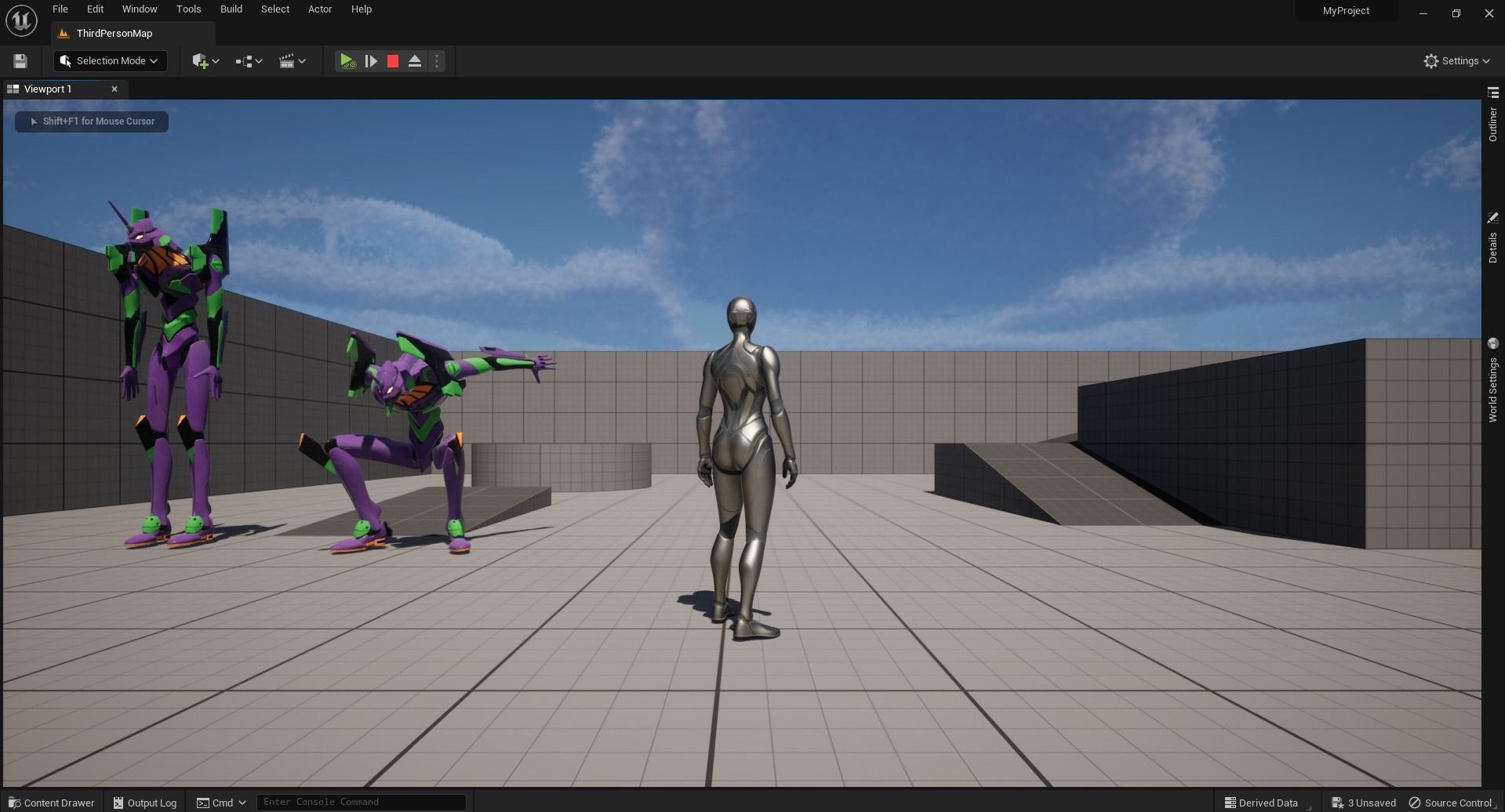 EVA-01 Low-poly 3D model_19