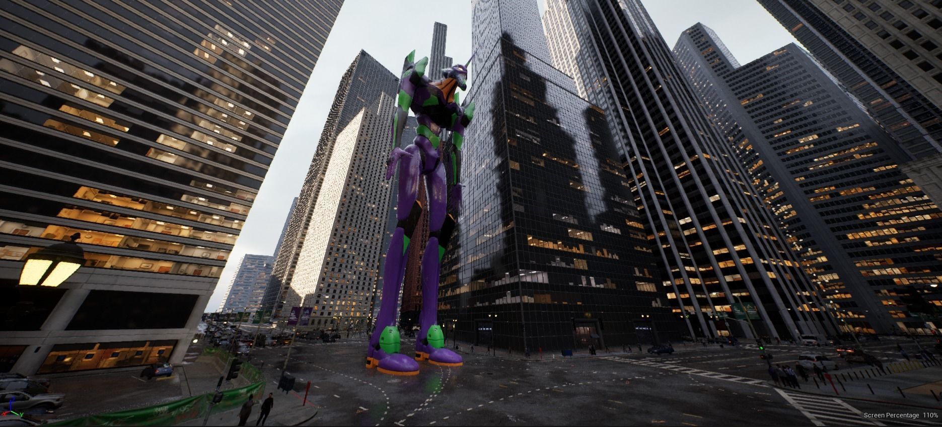 EVA-01 Low-poly 3D model_10