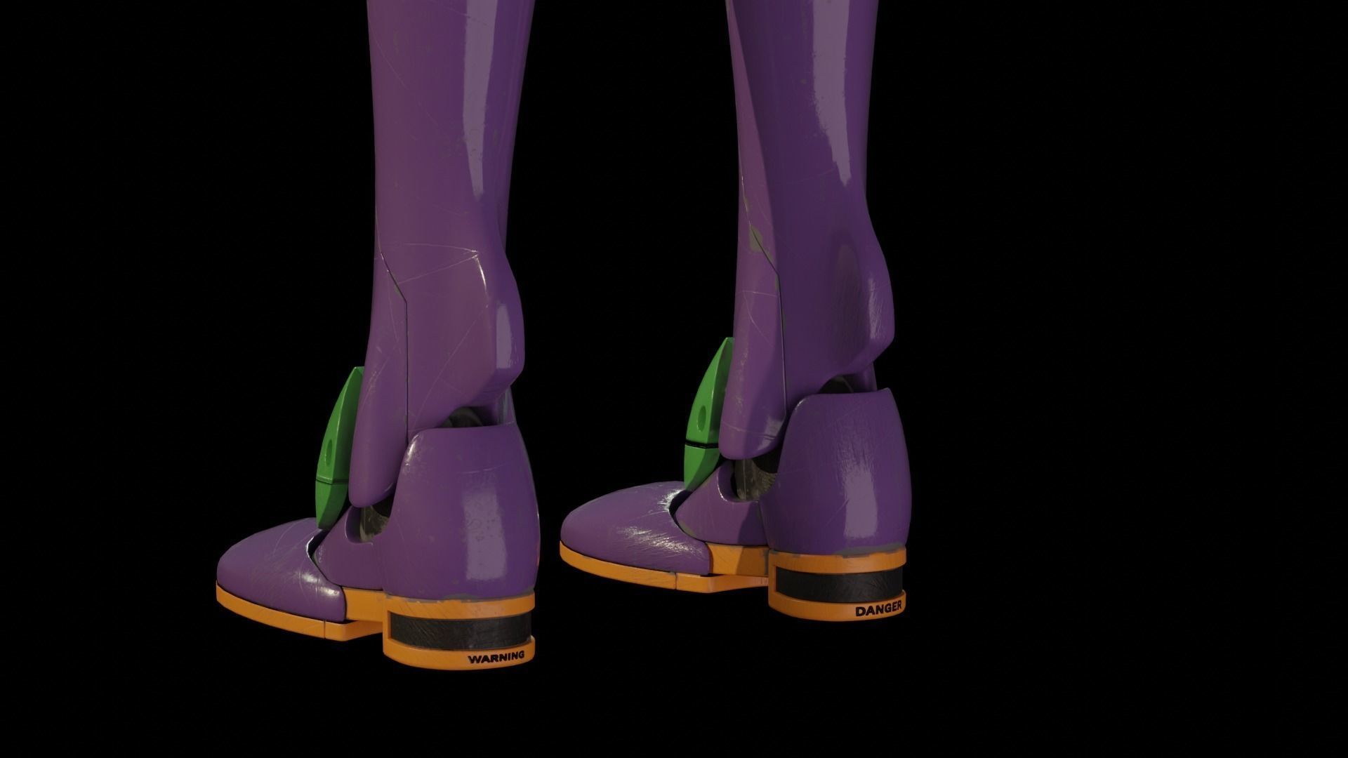 EVA-01 Low-poly 3D model_8