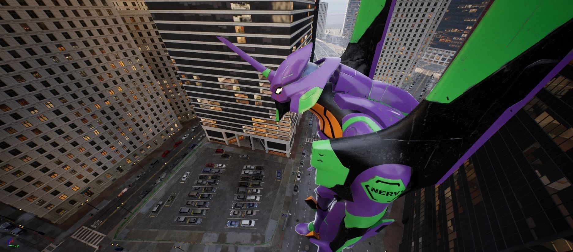 EVA-01 Low-poly 3D model_5