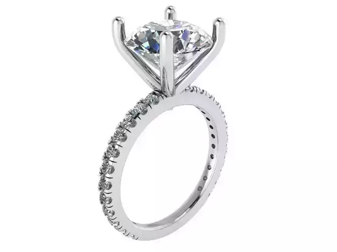 Peg Setting Diamond Ring 2209