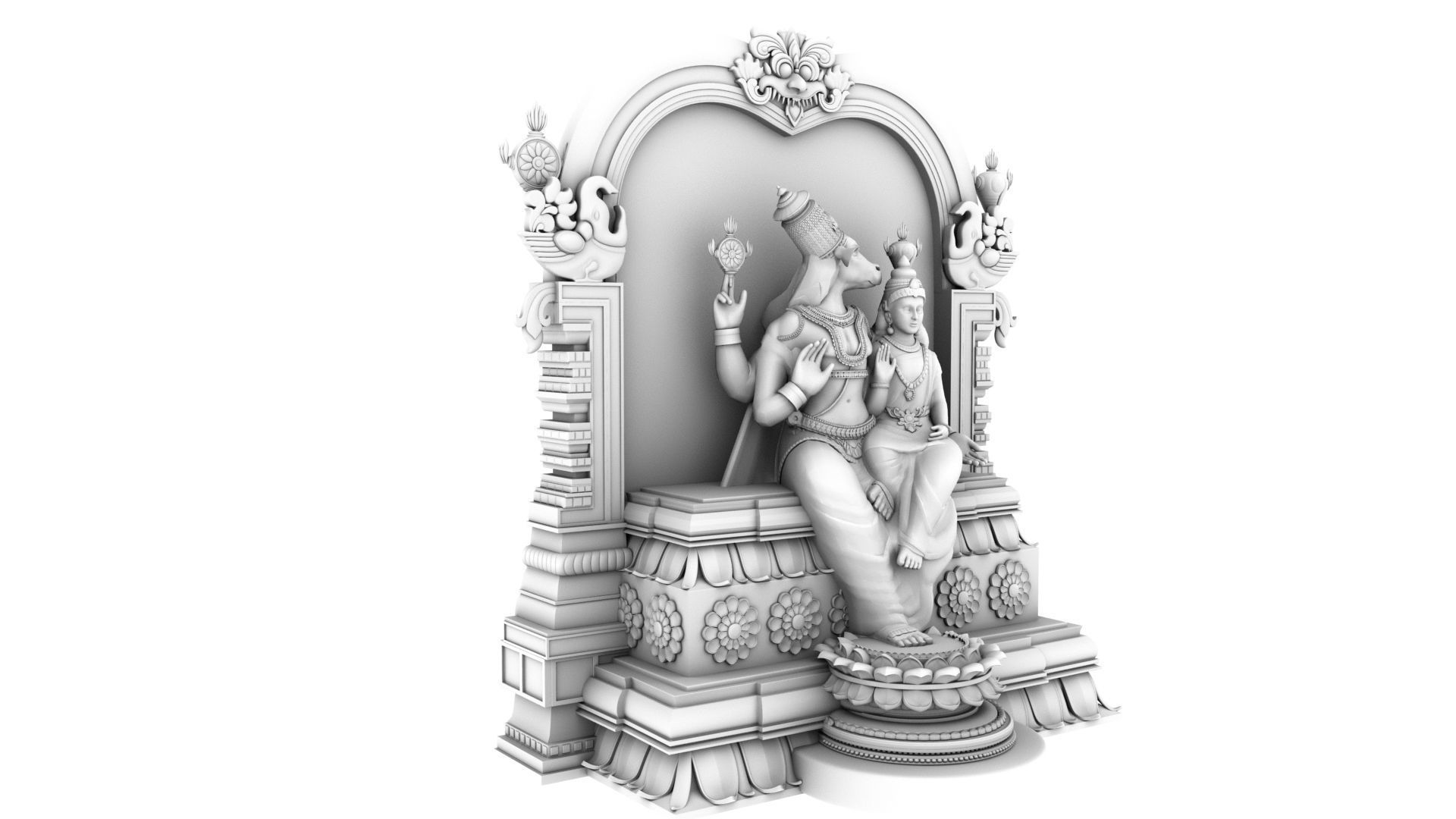 god varaaha lakhsmi swami  3D model_6