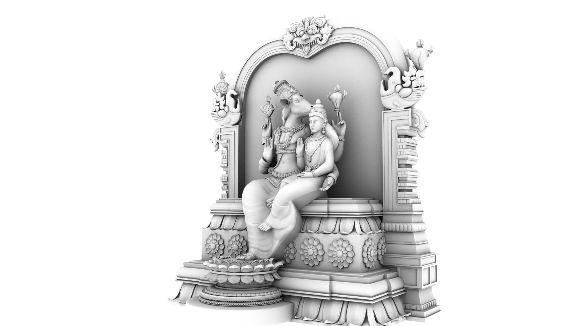 god varaaha lakhsmi swami  3D model_5