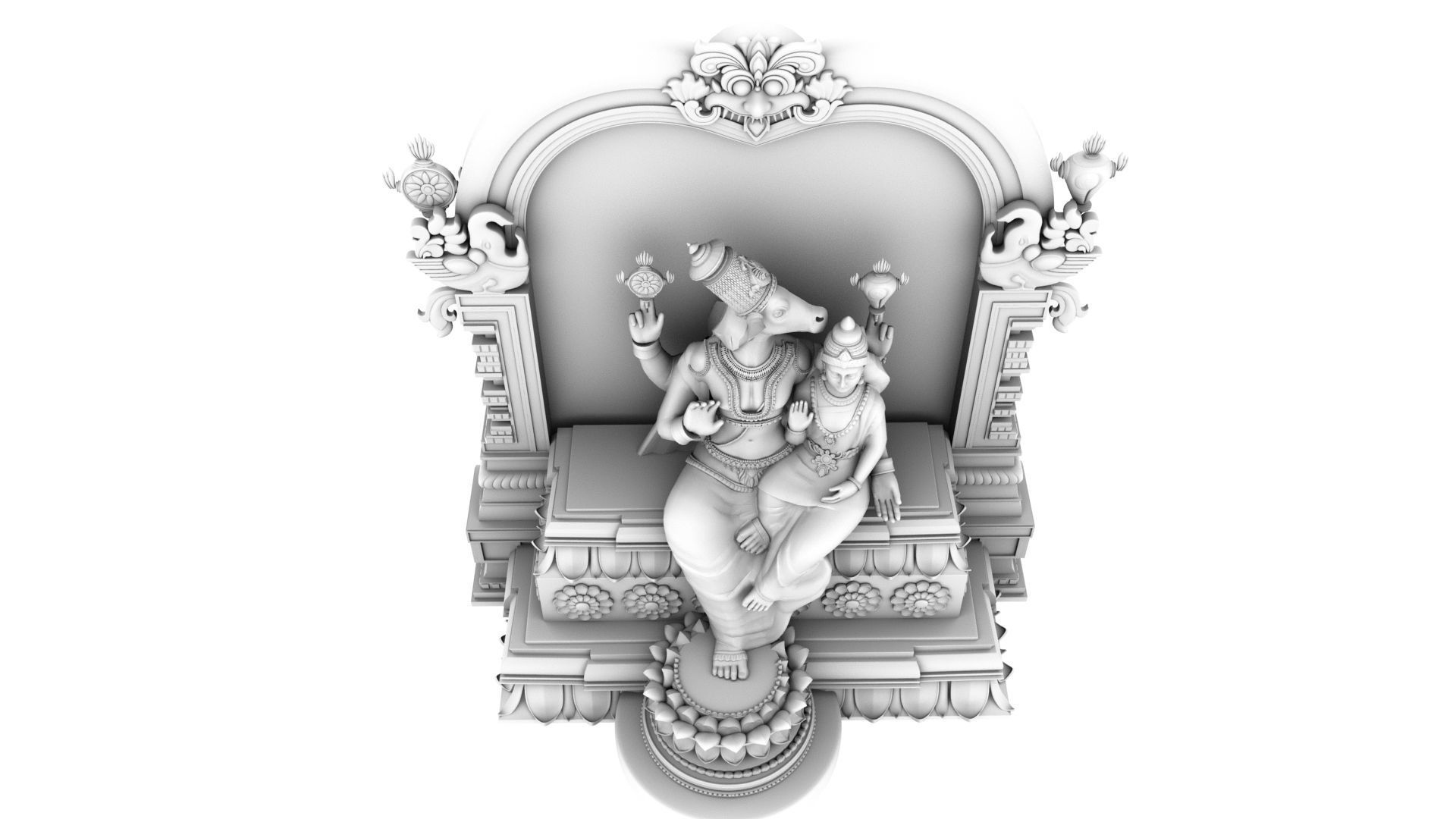 god varaaha lakhsmi swami  3D model_8