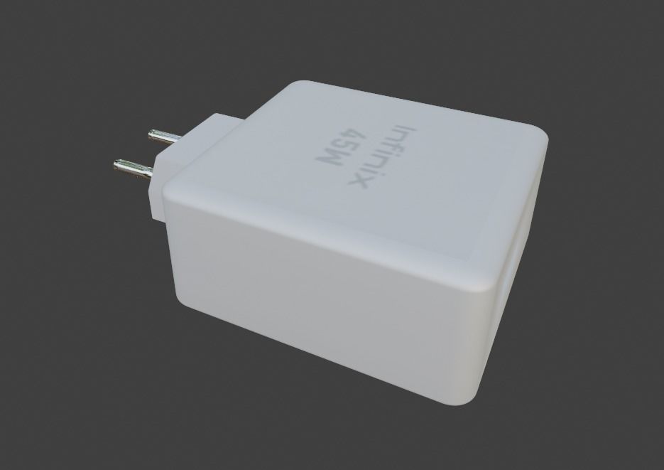 Mobile Charger Low-poly 3D model_8