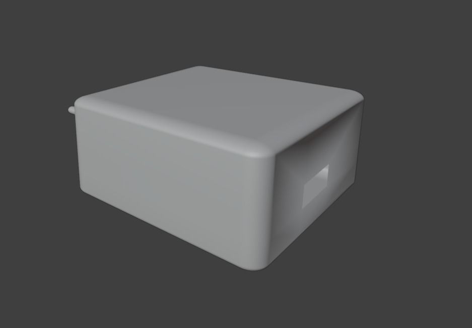 Mobile Charger Low-poly 3D model_5