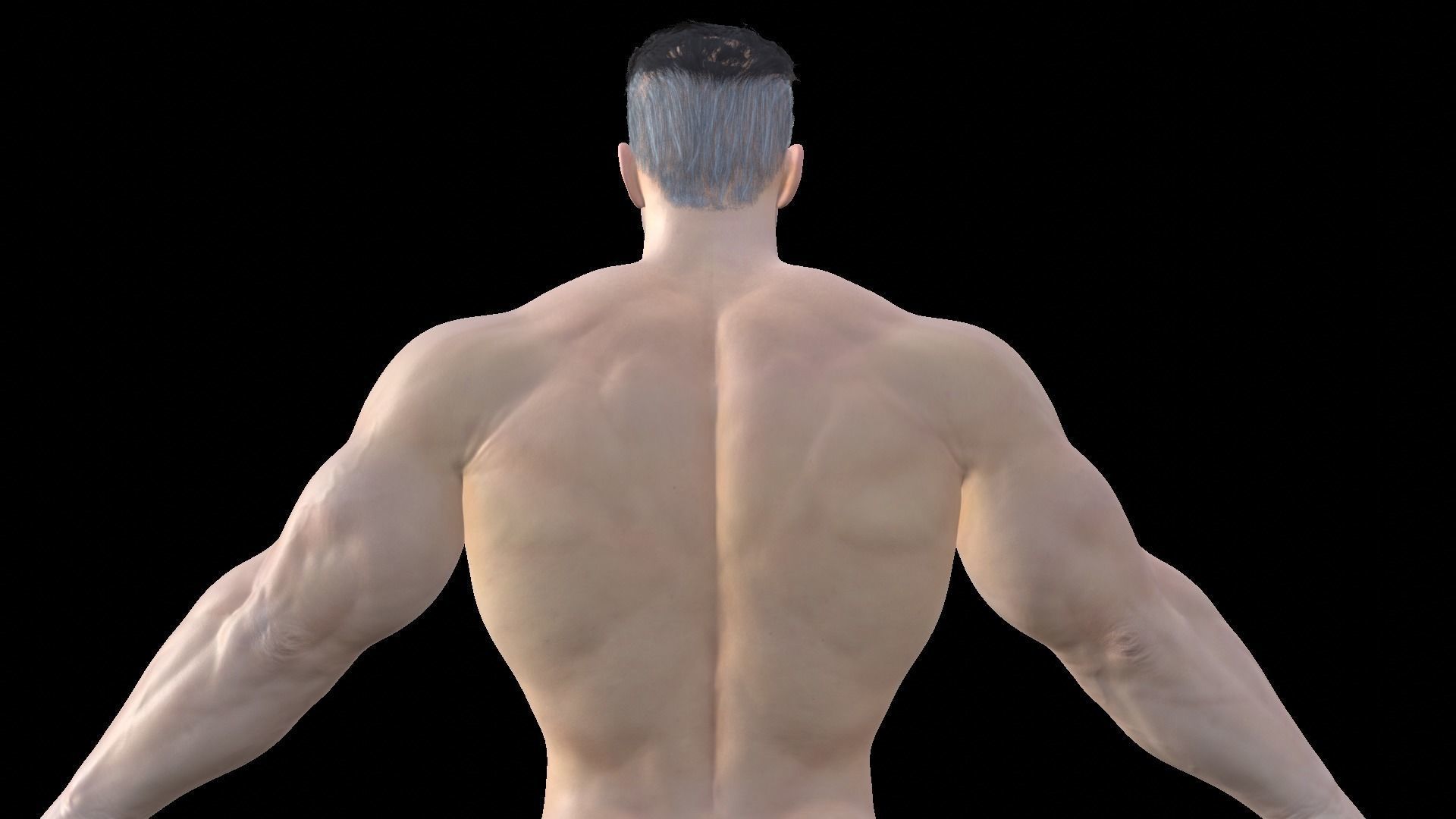 Omni Man Low-poly 3D model_7