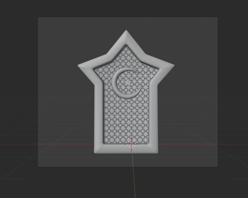 Islamic 3d Illustration  Icon Pack  3D model_9