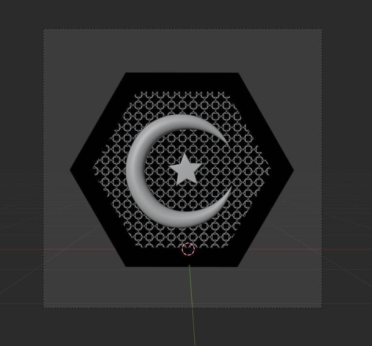 Islamic 3d Illustration  Icon Pack  3D model_6