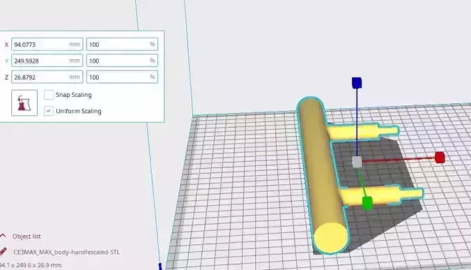 Long door pull  handle -  3D print