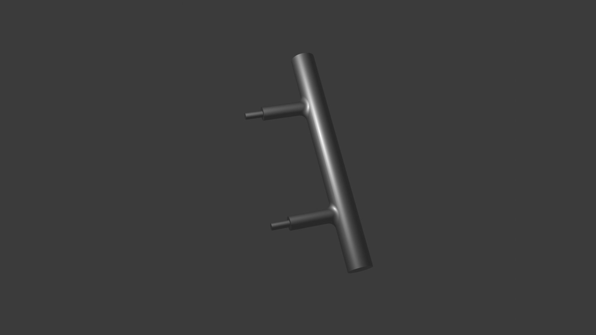 Long door pull  handle -  3D print 3D print model_1