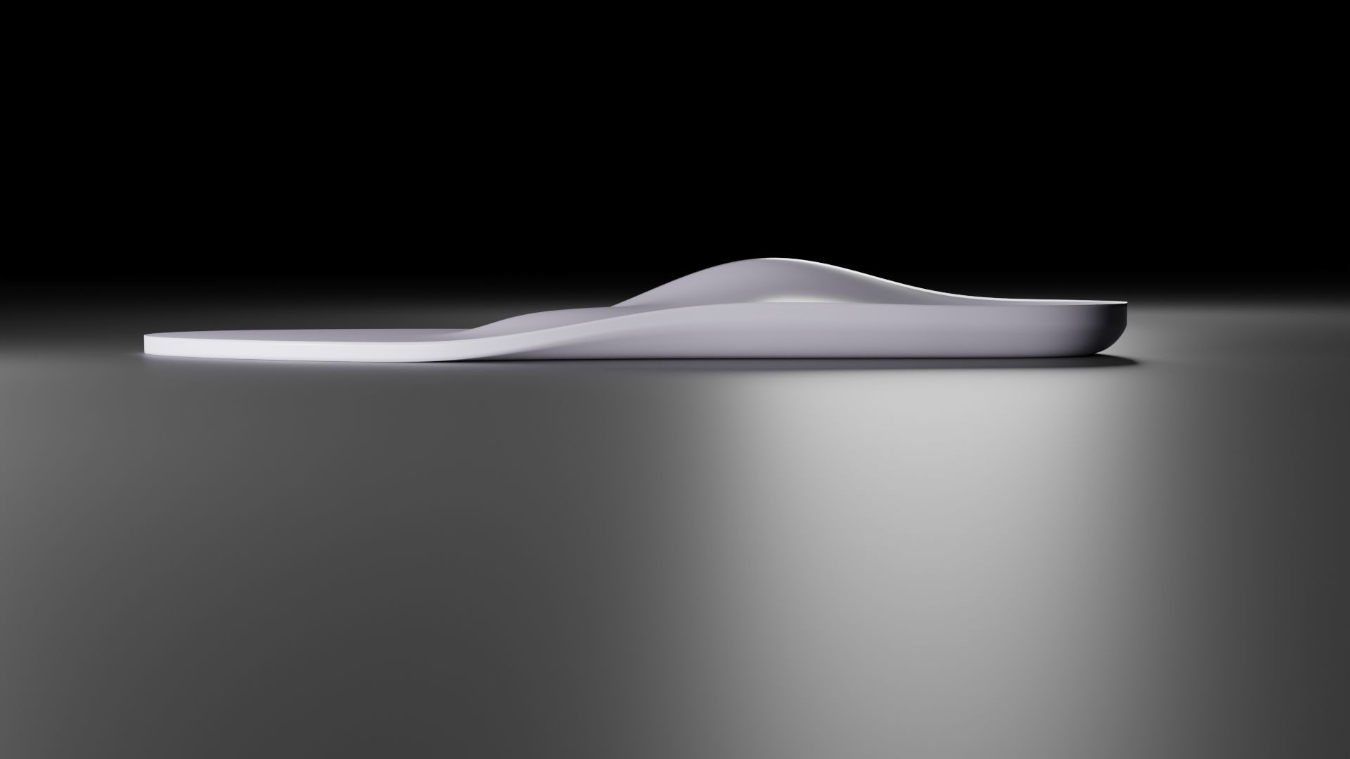 Sport insole size 42 3D model_2