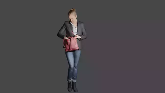 Alice The Workaholic  3D model