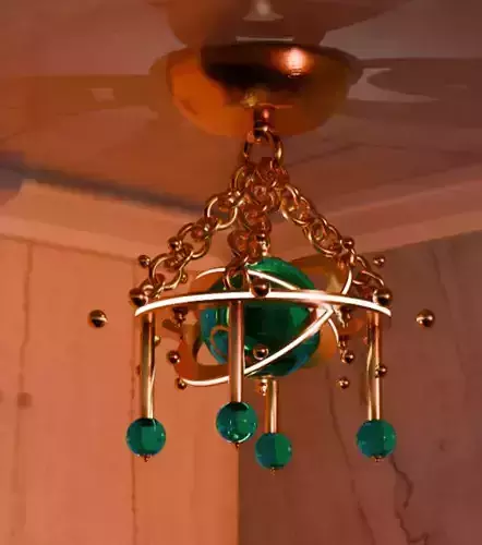 Futuristic chandelier