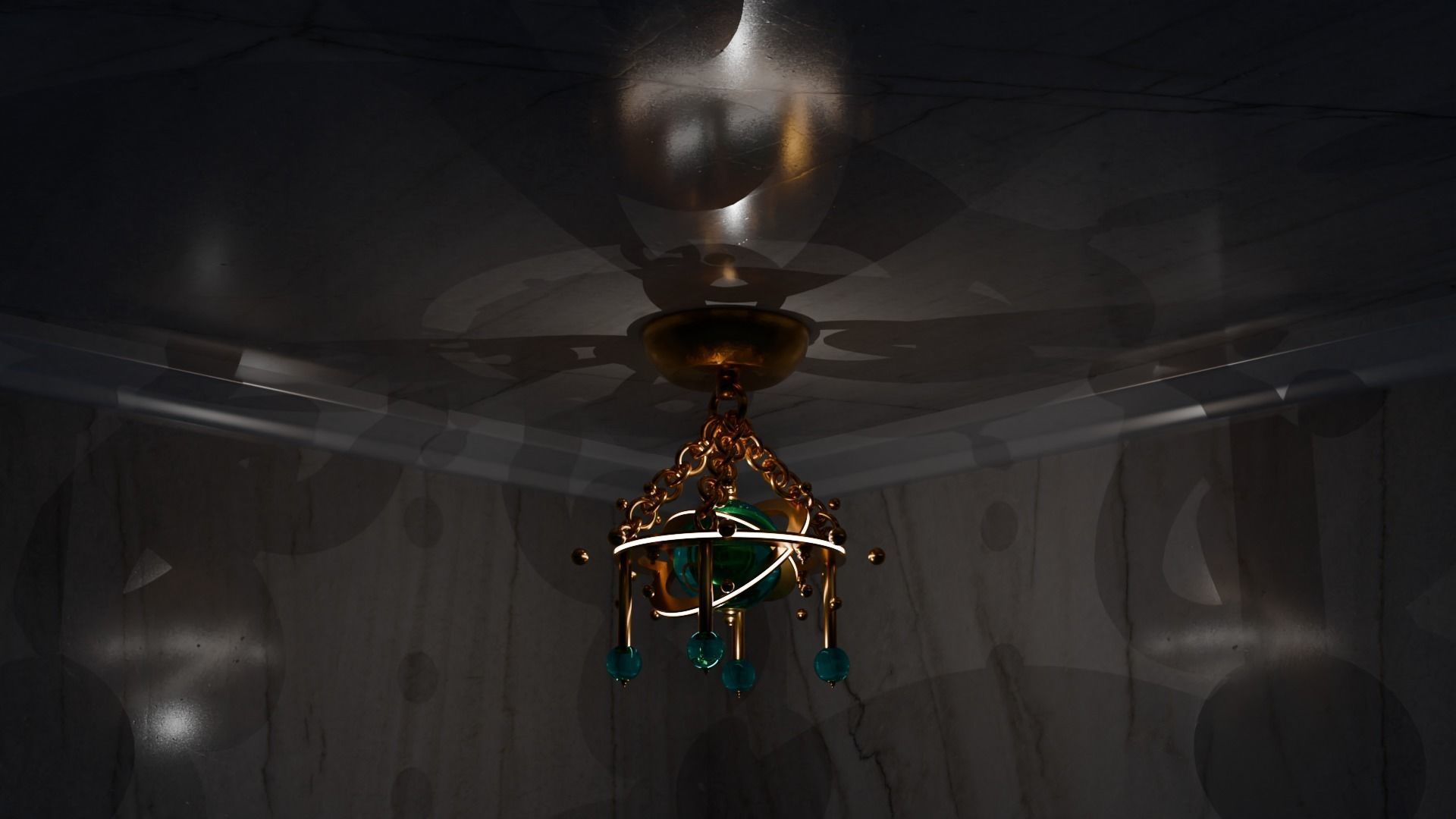 A closer look at Futuristic Chandelier Pendant