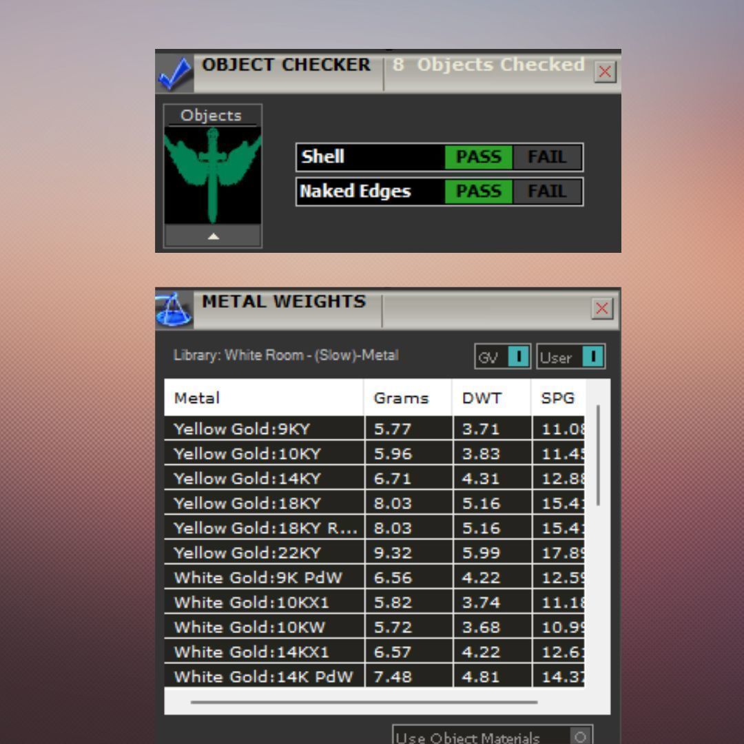 Necklaces Sword with Wings 3D print model_3