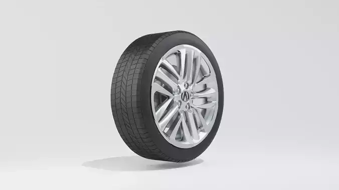 Acura CDX 2016 Wheel 3D Model