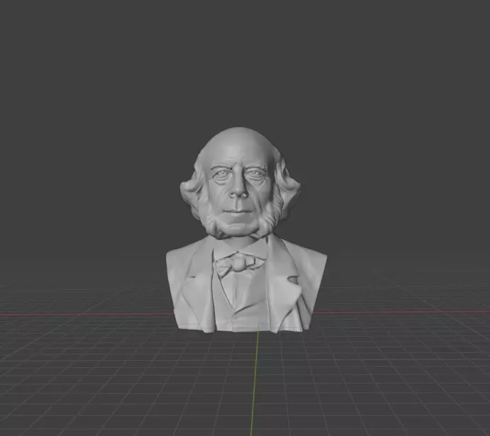 Herbert Spencer 3D print model