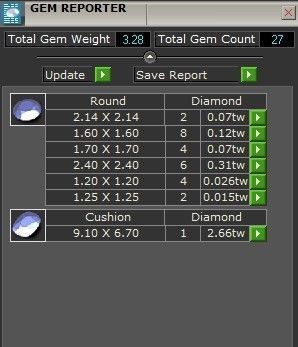 Octagonal Halo Pendant 2236 3D print model_8