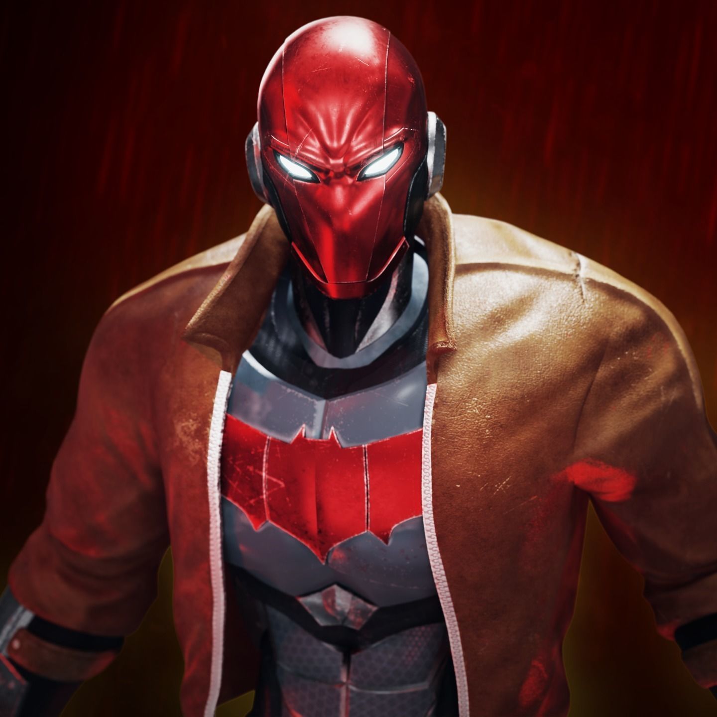 Red Hood Character Rig Low-poly 3D model_4