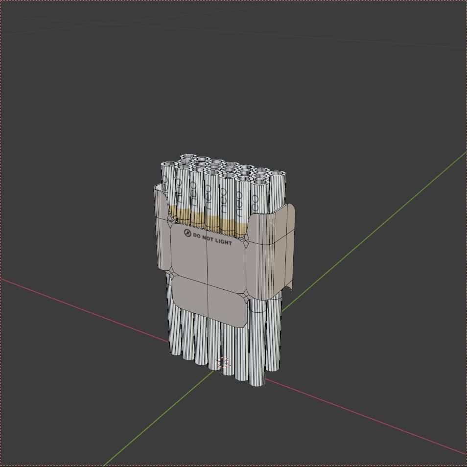 NEO Golden Tobacco for GLO Low-poly 3D model_5