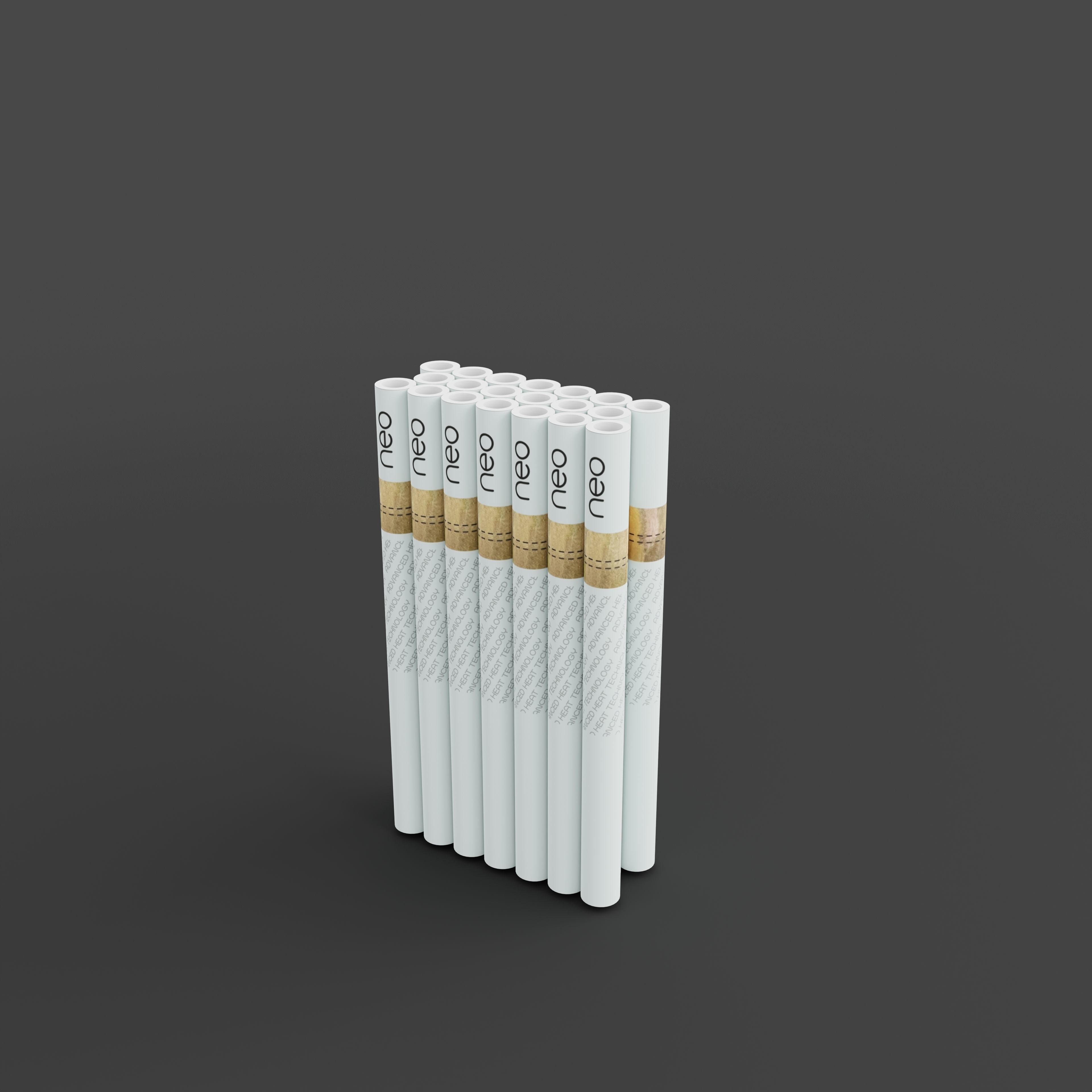NEO Golden Tobacco for GLO Low-poly 3D model_3