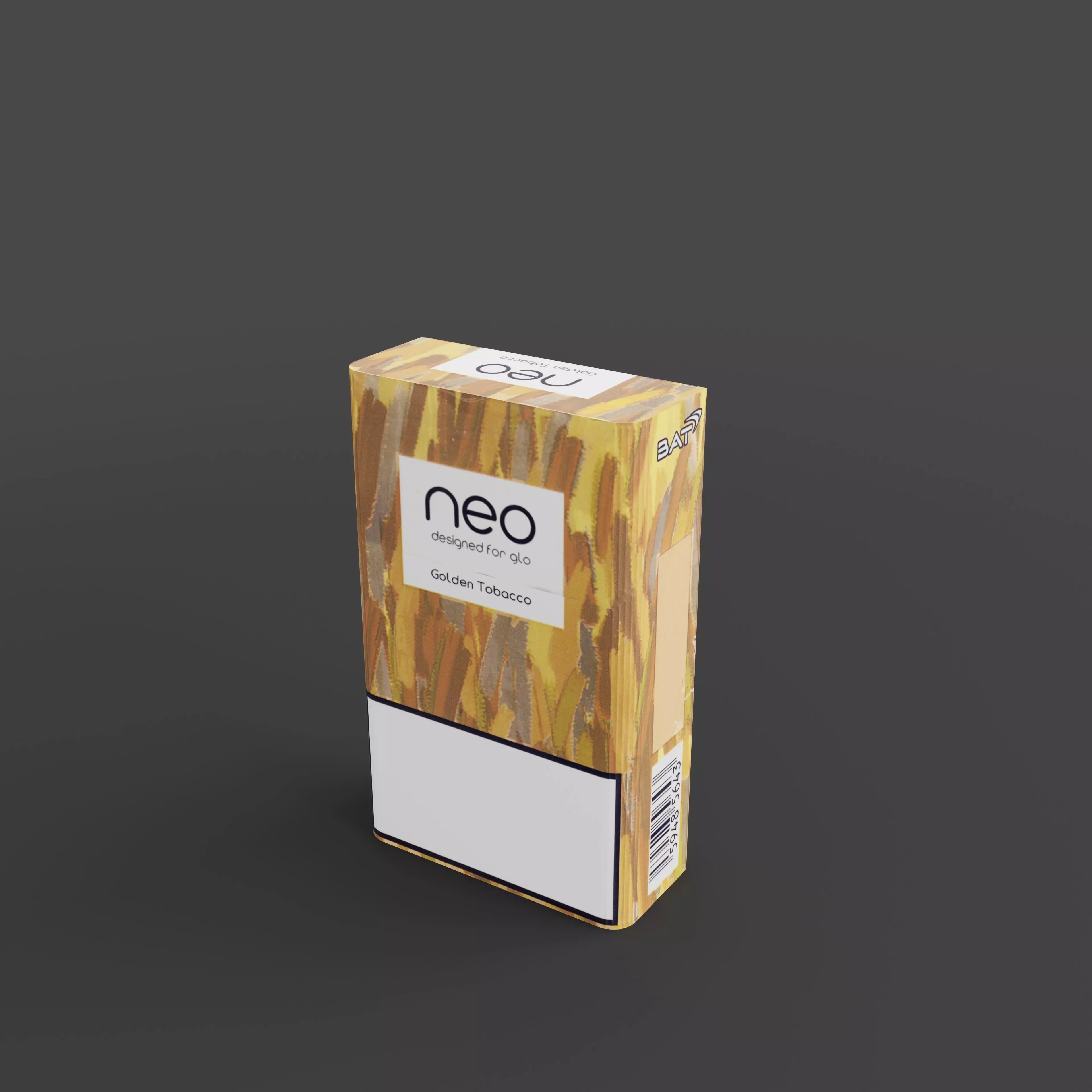 NEO Golden Tobacco for GLO Low-poly 3D model_0