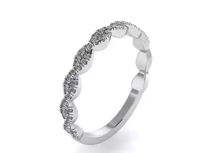Twisted Diamond Band 2238
