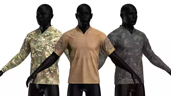 VELOCITY SYSTEMS BOSS RUGBY SHIRT Low-poly 3D model