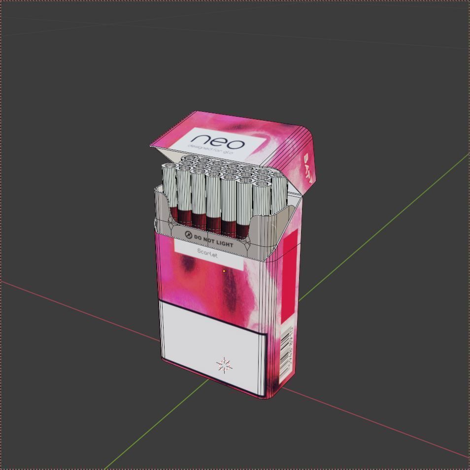 NEO Scarlet for GLO Low-poly 3D model_4