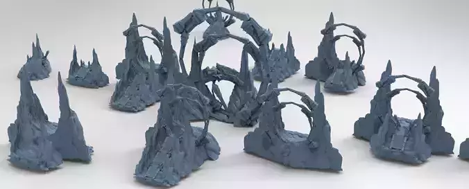 Hindu Gods Cliff collection full