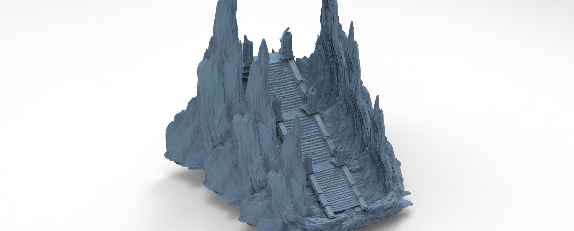 Hindu Gods Cliff collection full 3D model_6