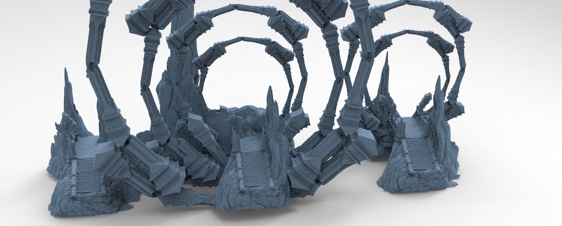 Hindu Gods Cliff collection full 3D model_22